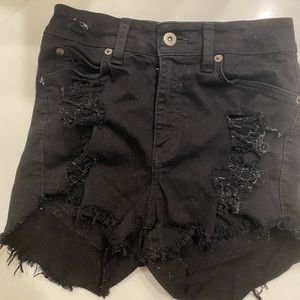 Black CarMar Jean Shorts